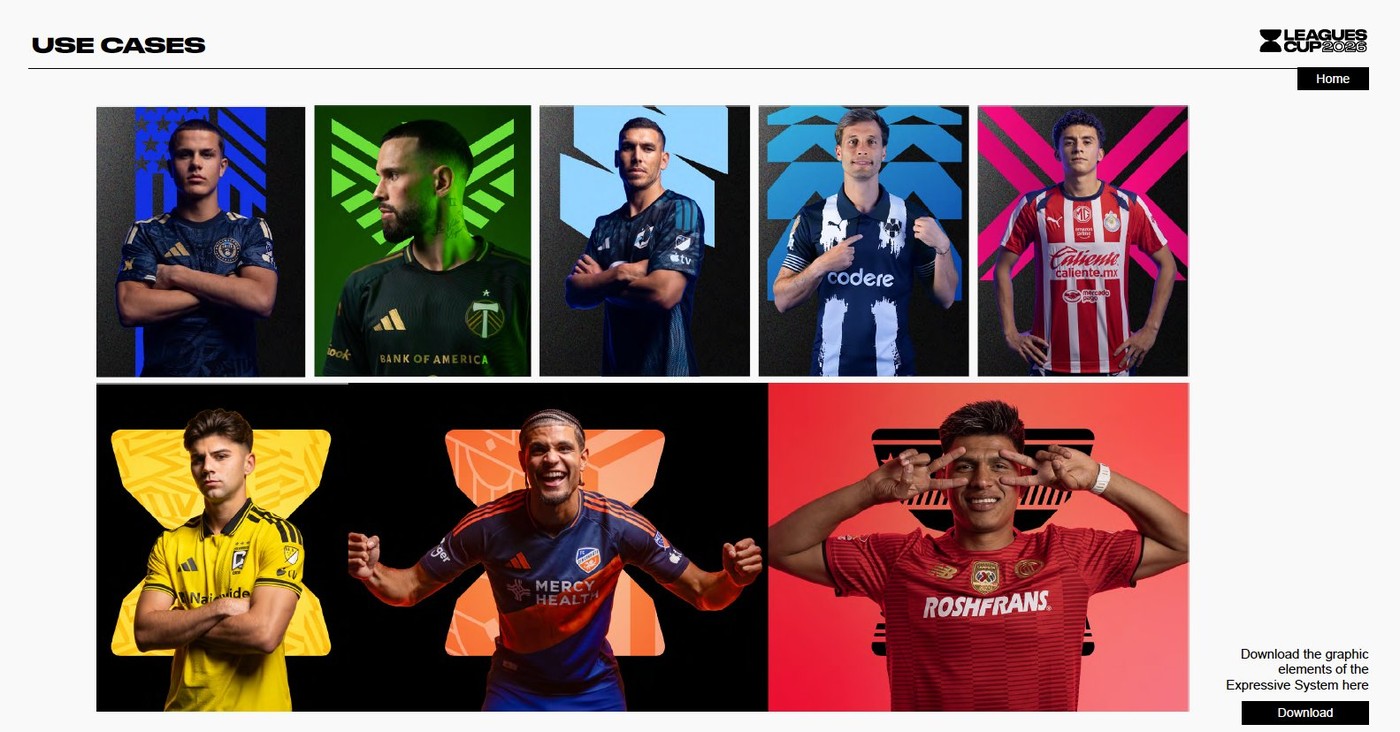 Leagues Cup brand system