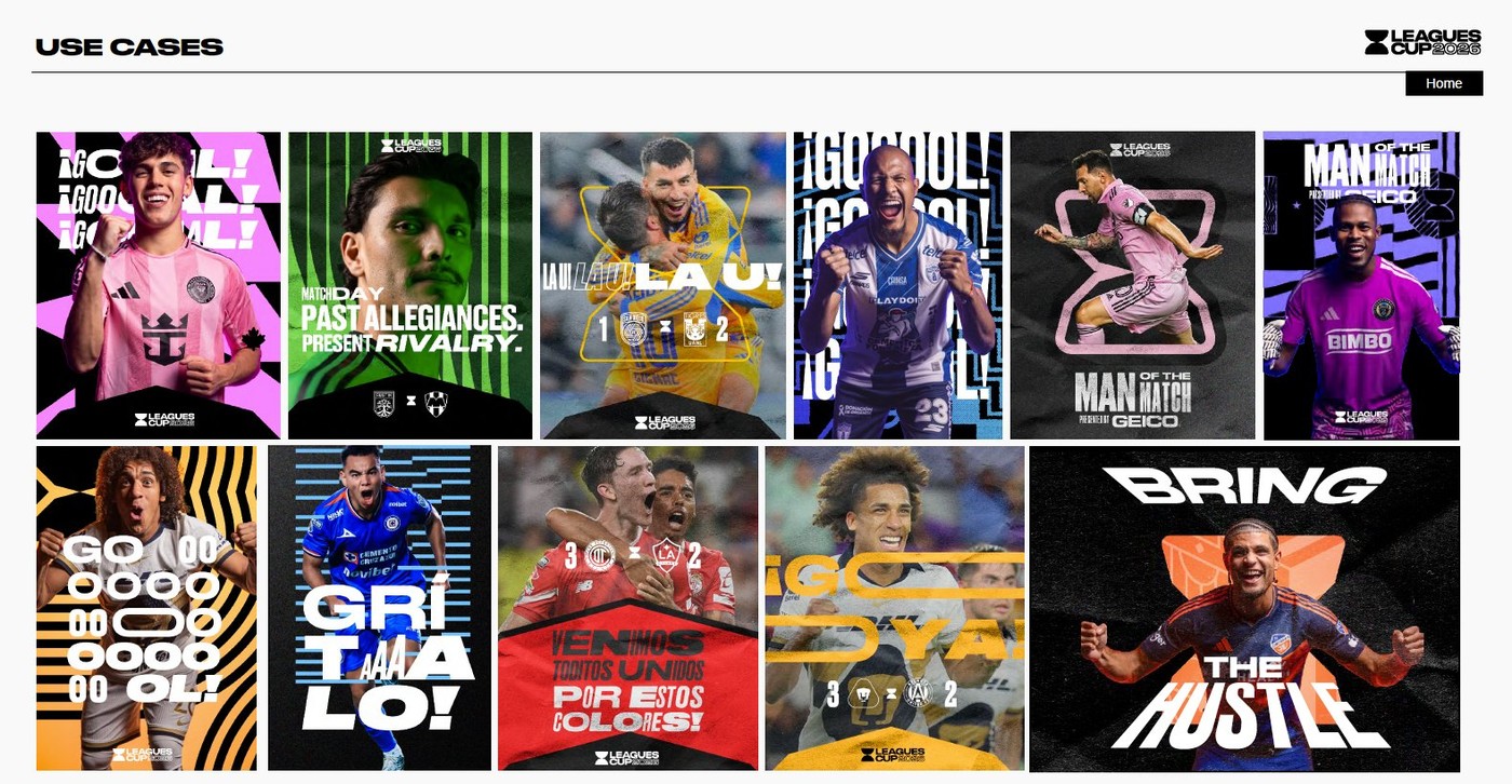 Leagues Cup brand system